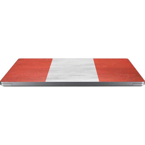 Peru Flag Distressed Universal Laptop 11in (8.8 x 6.2in) Skin